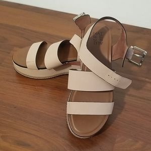 Naturalizer platform sandals.